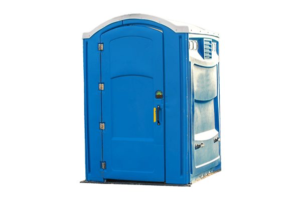 ADA accessible portable toilet unit on a Weston, FL job site